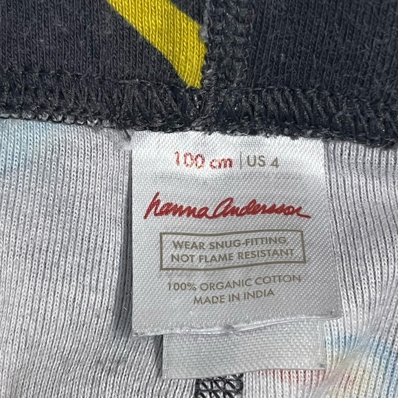 Hanna Andersson Space & Alien Spaceship Pajama Set size 4 or 100cm - Picture 3 of 5